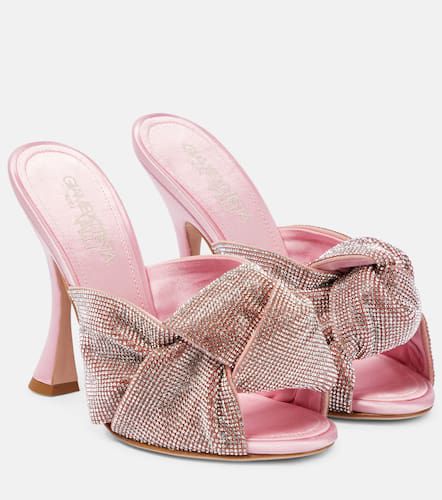 Crystal-embellished satin sandals - Giambattista Valli - Modalova