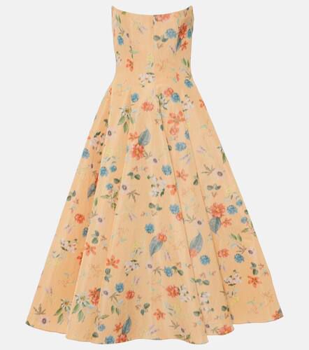 Rousseau floral strapless midi dress - Markarian - Modalova