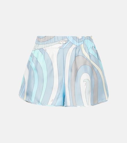 Pucci Iride silk twill shorts - Pucci - Modalova