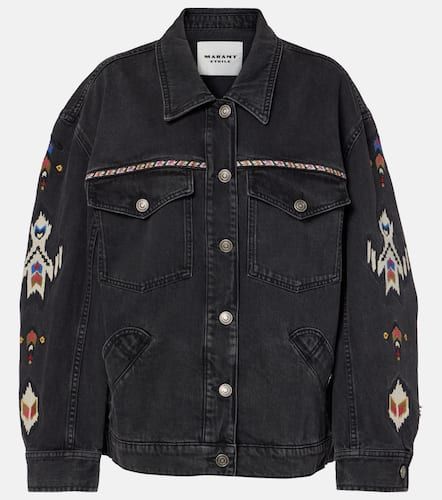 Chaqueta de denim Manona bordada - Marant Etoile - Modalova