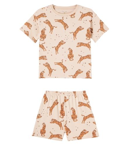 Lin cotton T-shirt and shorts set - Konges Slojd - Modalova