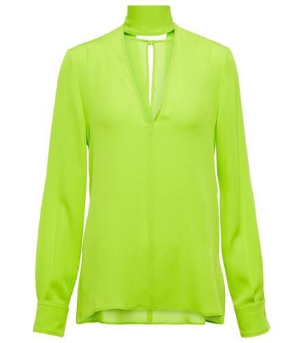 Cutout silk crÃªpe blouse - Valentino - Modalova