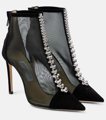 Bing 100 mesh and suede ankle boots - Jimmy Choo - Modalova