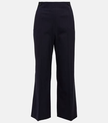 ChloÃ© High-rise cropped flared wool pants - Chloe - Modalova