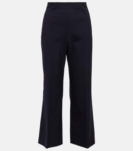 Chloé Pantalones de lana en tiro alto cropped - Chloe - Modalova