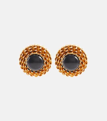 Embellished clip-on earrings - Saint Laurent - Modalova