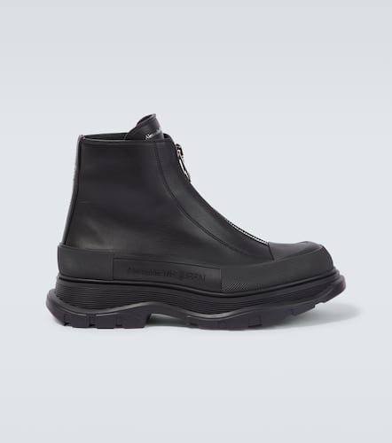 Ankle Boots Tread Slick aus Leder - Alexander McQueen - Modalova