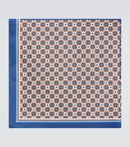 Canali Printed silk pocket square - Canali - Modalova