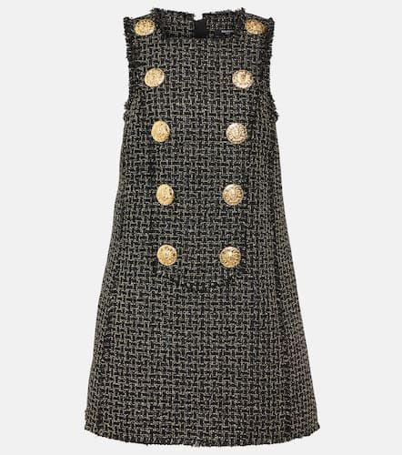 Verziertes Minikleid aus Tweed - Balmain - Modalova