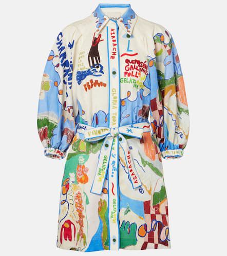 AlÃ©mais x Nadia Hernandez printed linen shirt dress - Alemais - Modalova