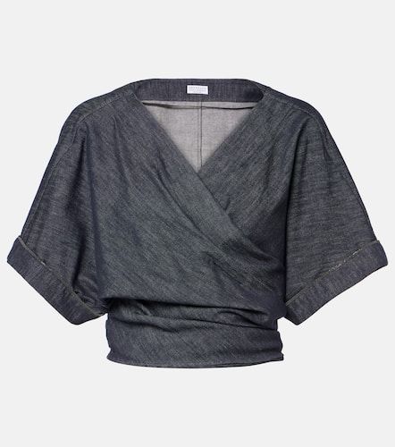 Brunello Cucinelli T-shirt en coton - Brunello Cucinelli - Modalova