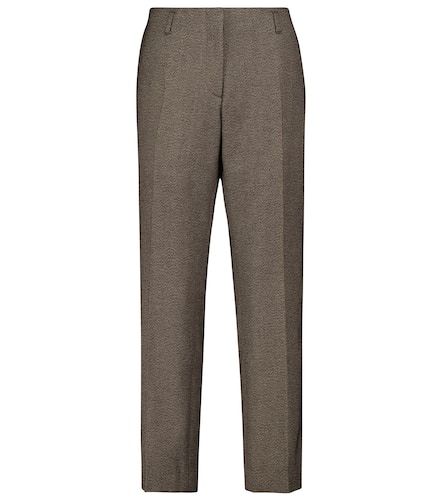 Pantalones rectos de tweed - Dries Van Noten - Modalova