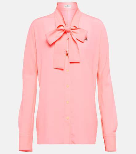 Tie-neck crÃªpe blouse - Vivienne Westwood - Modalova