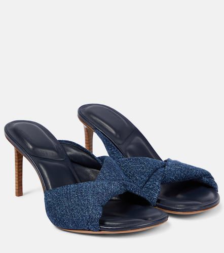 Pantoletten Les Mules Bagnu aus Denim - Jacquemus - Modalova