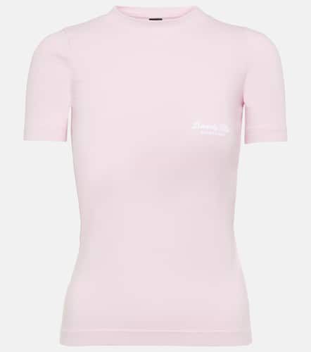 T-shirt in jersey di cotone con stampa - Balenciaga - Modalova