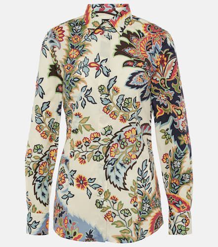 Camisa de mezcla de algodón floral - Etro - Modalova