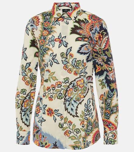 Etro Floral cotton-blend shirt - Etro - Modalova