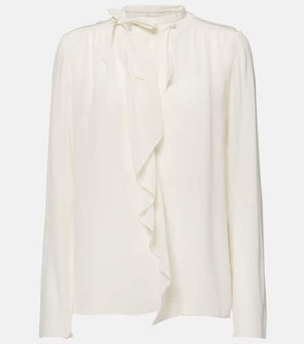 Utah ruffled silk crÃªpe blouse - Isabel Marant - Modalova