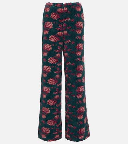 High-rise floral teddy straight pants - Magda Butrym - Modalova