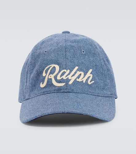 Leather-trimmed baseball cap - Polo Ralph Lauren - Modalova
