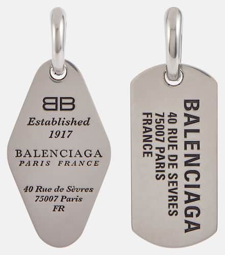 Balenciaga Logo hoop earrings - Balenciaga - Modalova