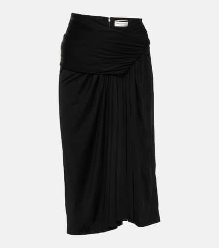 Ruched jersey pencil skirt - Saint Laurent - Modalova
