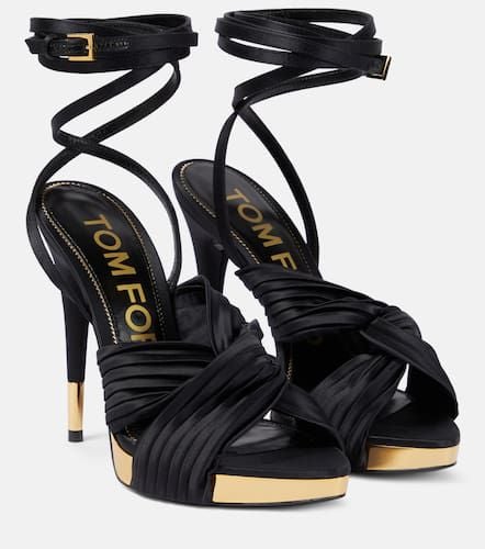 Tom Ford Satin platform sandals - Tom Ford - Modalova