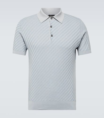 Cotton, silk, and cashmere polo shirt - Brioni - Modalova