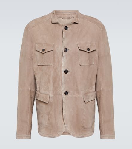 Giorgio Armani Camicia in suede - Giorgio Armani - Modalova