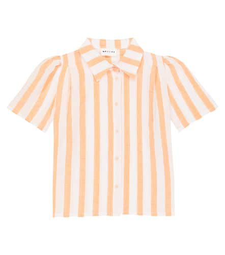 Camisa Star de algodón y lino a rayas - Morley - Modalova