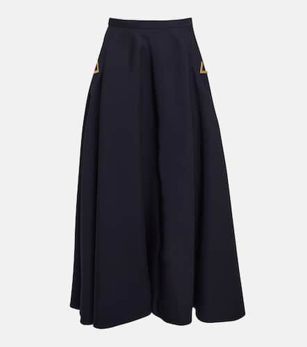 Crêpe Couture A-line midi skirt - Valentino - Modalova