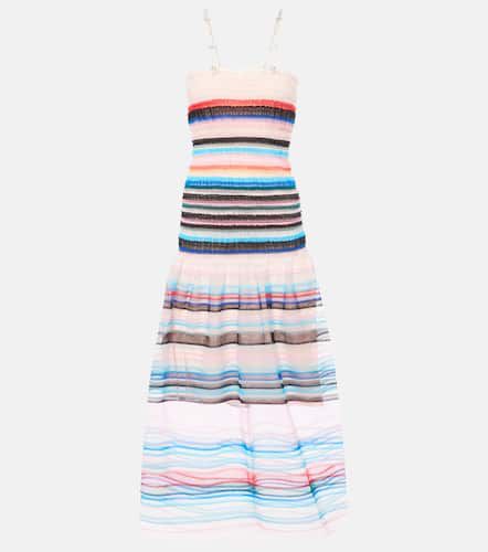 Beaded striped midi dress - Susan Fang - Modalova