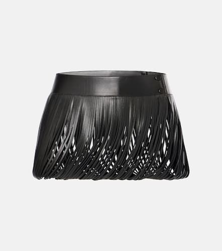 Alaïa Cinturón de piel con flecos - Alaia - Modalova