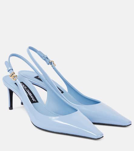 Pumps slingback in vernice - Dolce&Gabbana - Modalova