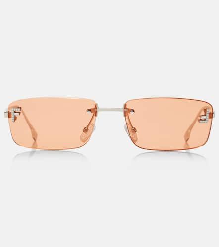Lunettes de soleil First Crystal rectangulaires - Fendi - Modalova
