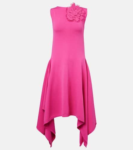 Robe de cocktail asymétrique à fleurs - Oscar de la Renta - Modalova