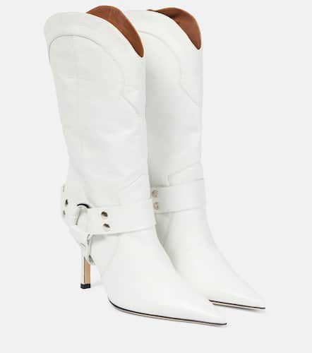 June leather mid-calf boots - Paris Texas - Modalova