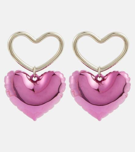 Blow-up heart drop earrings - Nina Ricci - Modalova