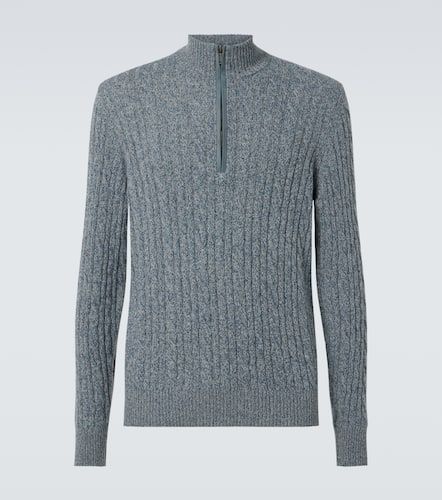 Pullover Treccia in cashmere con zip - Loro Piana - Modalova