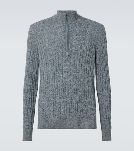 Treccia cashmere half-zip sweater - Loro Piana - Modalova