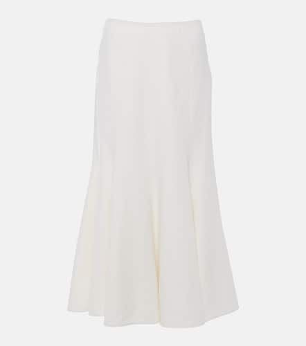 Amy linen, wool and silk midi skirt - Gabriela Hearst - Modalova