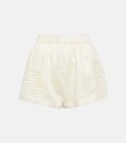SIR Rayure patchwork cotton shorts - SIR - Modalova