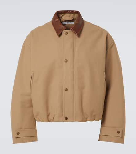 Giacca blouson in twill di cotone - Acne Studios - Modalova