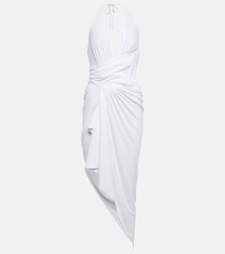 Asymmetrical halterneck midi dress - Alexandre Vauthier - Modalova