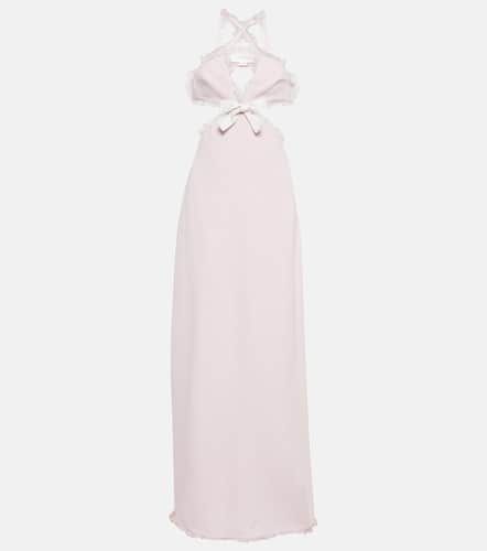 Ruffle-trimmed gabardine maxi dress - Giambattista Valli - Modalova