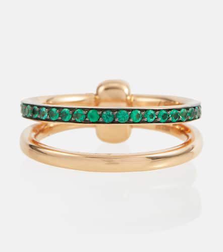 Together 18kt rose ring with emeralds - Pomellato - Modalova
