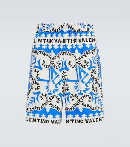 Mini Bandana cotton shorts - Valentino - Modalova