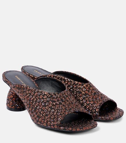 Pantoletten aus Jacquard - Dries Van Noten - Modalova