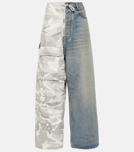 Pantalon cargo en coton et denim - Balenciaga - Modalova