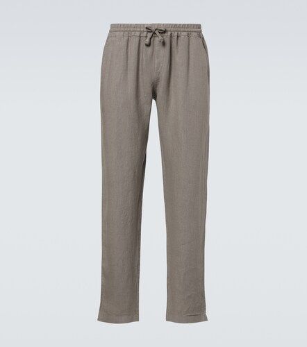 Bonifacio linen tapered pants - Fedeli - Modalova